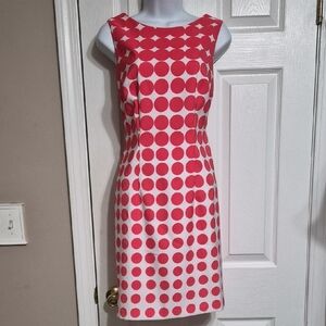 Alyx Pink and White Polka Dot Mini Dress